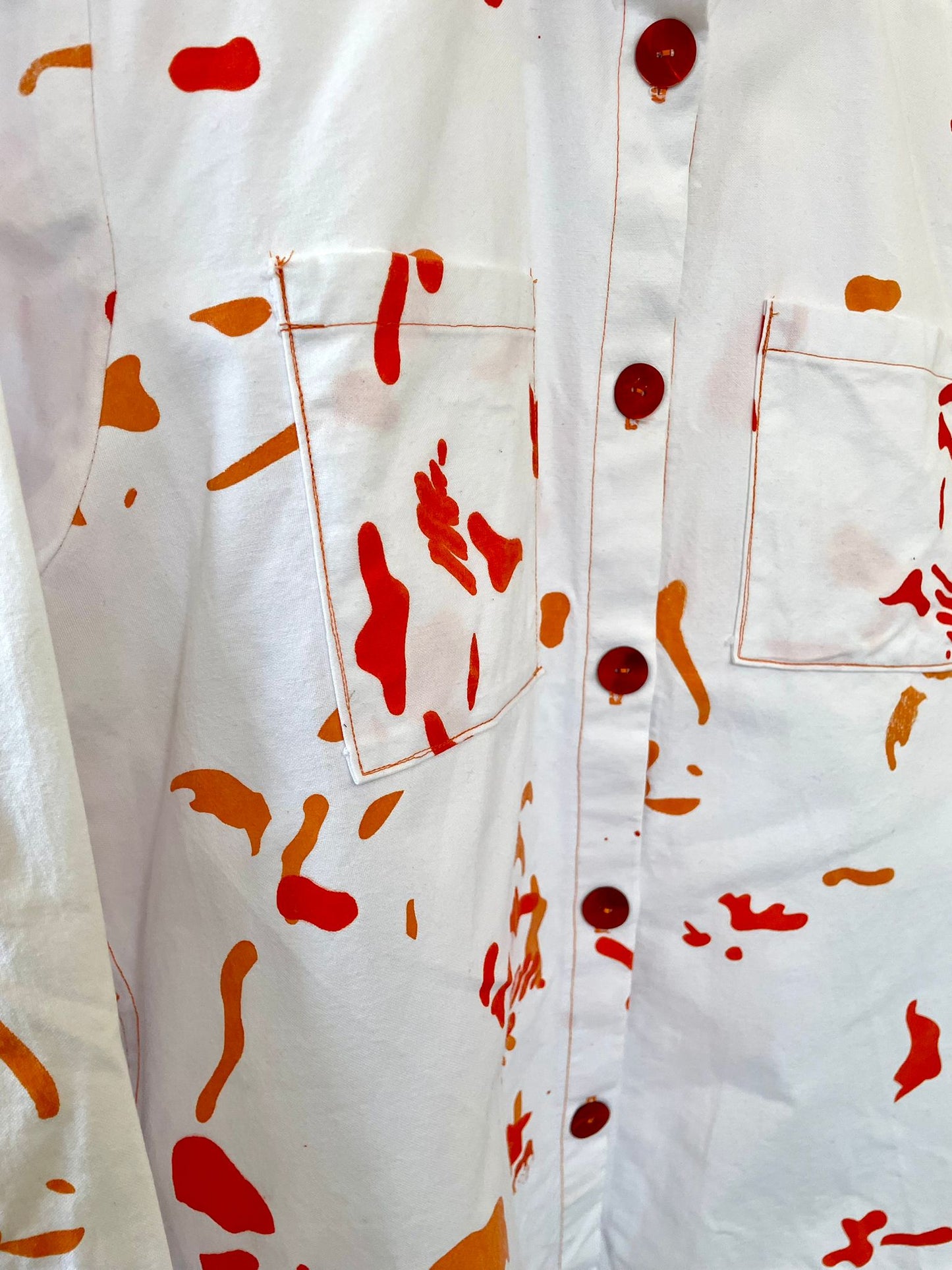 Screen Printed Handmade Fish Shirt