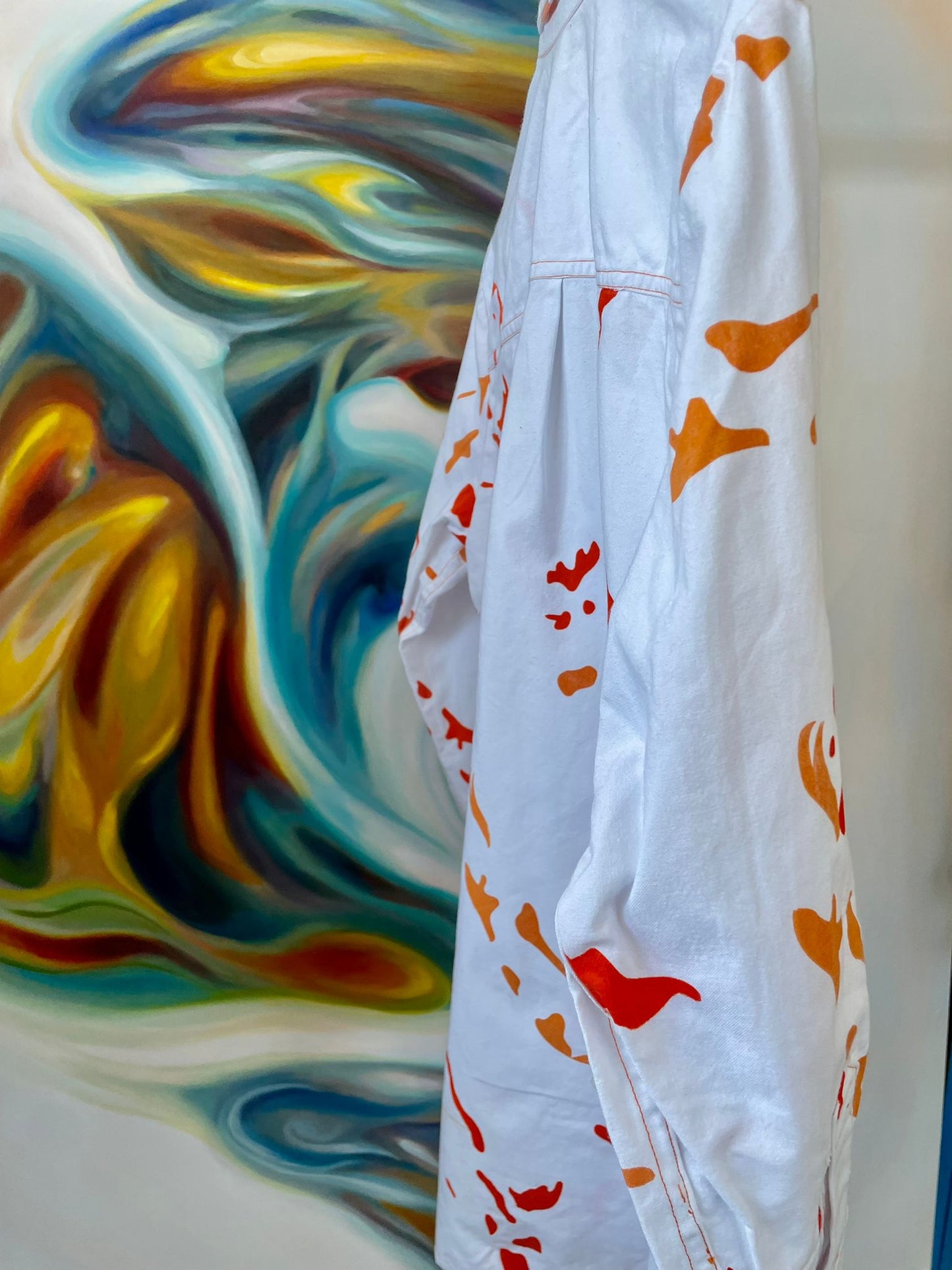 Screen Printed Handmade Fish Shirt