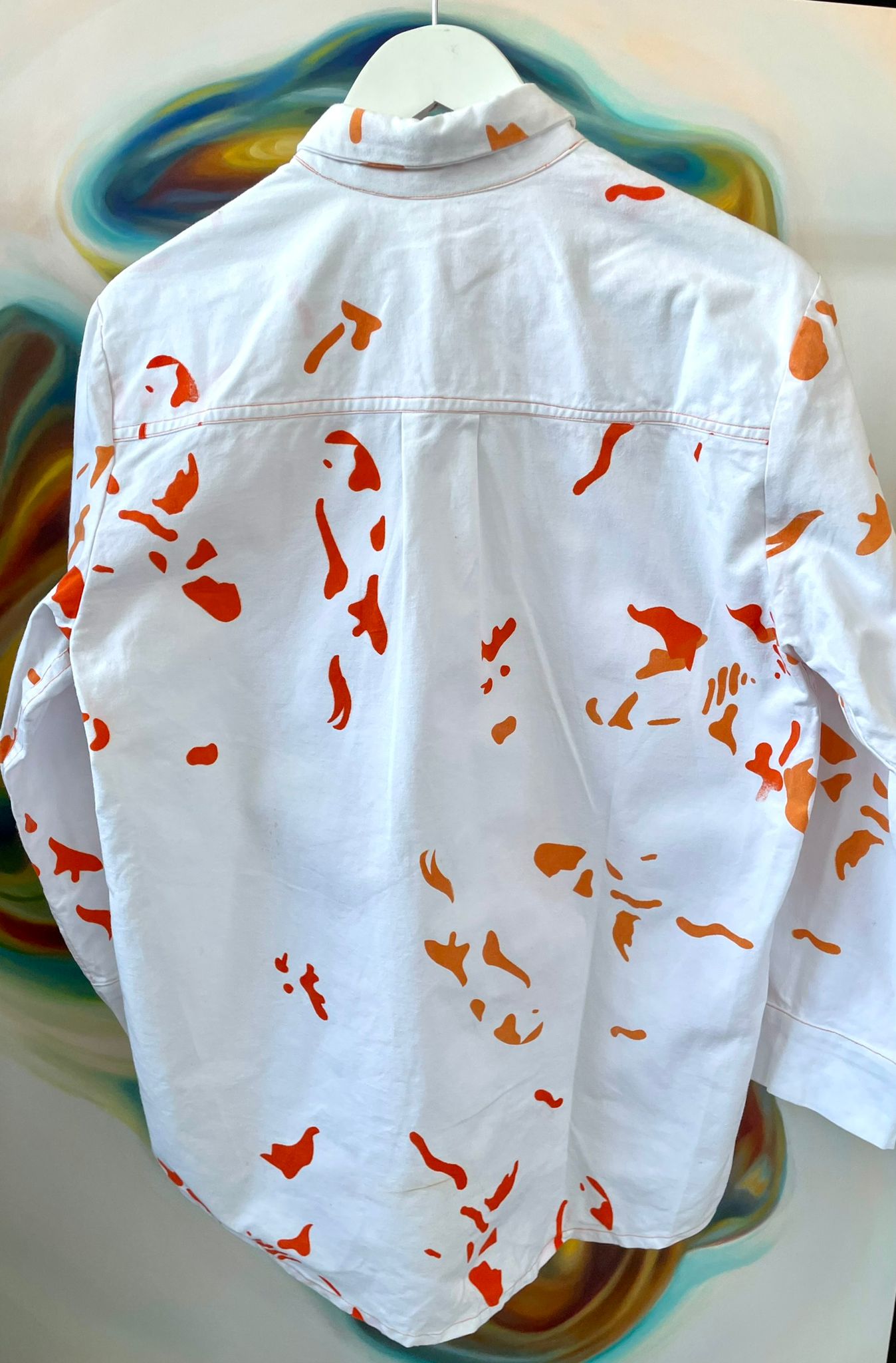 Screen Printed Handmade Fish Shirt