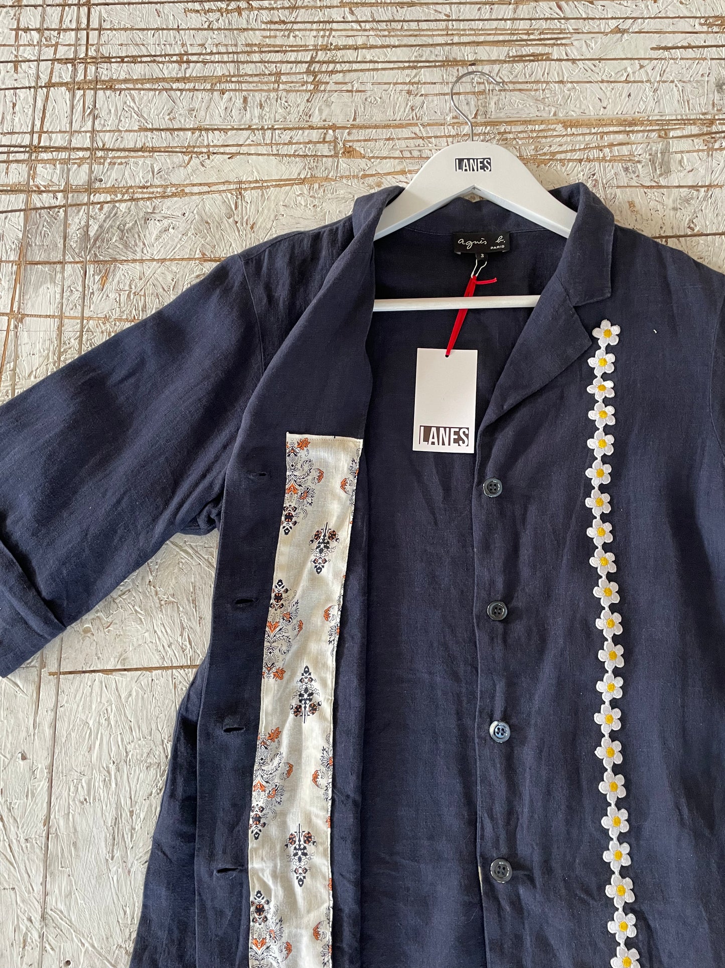 Linen Shirt with Embroidery