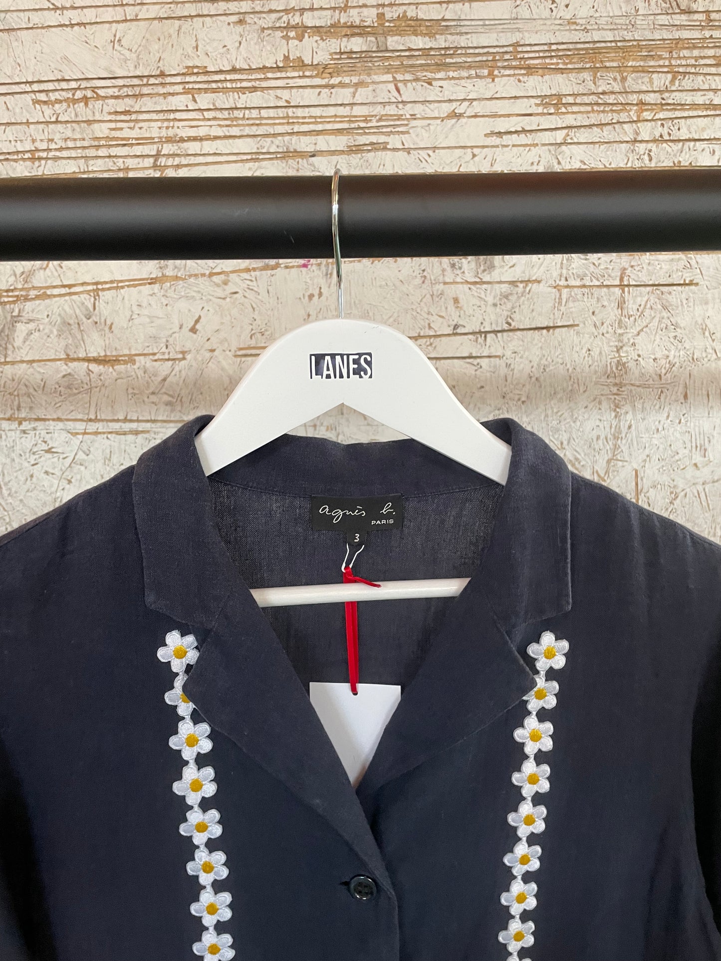 Linen Shirt with Embroidery