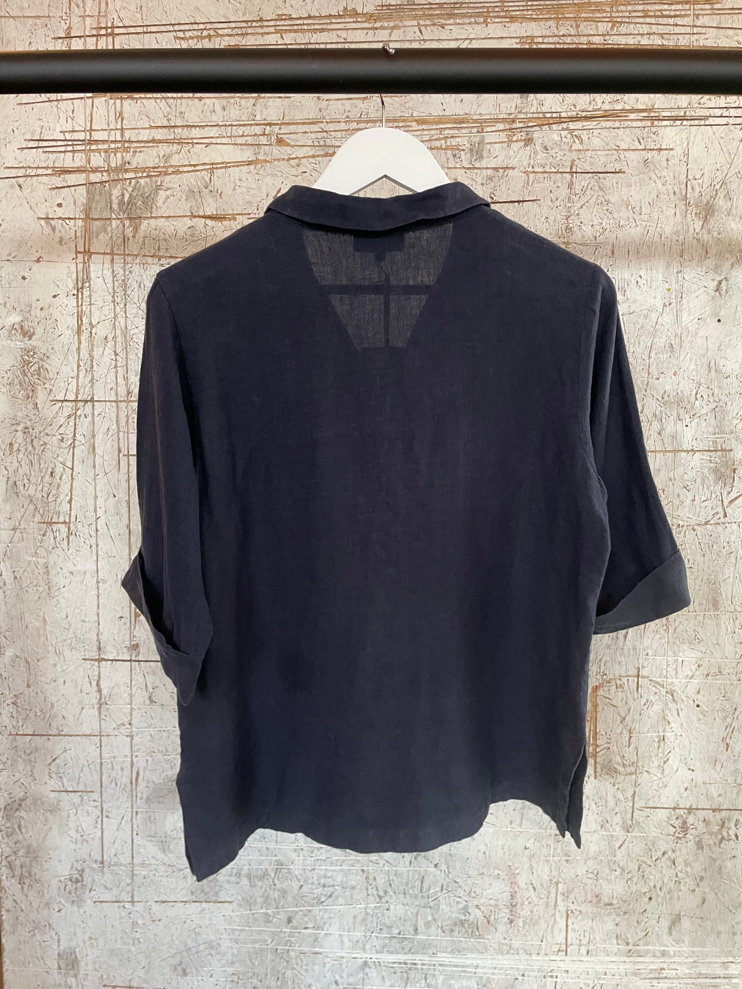 Linen Shirt with Embroidery