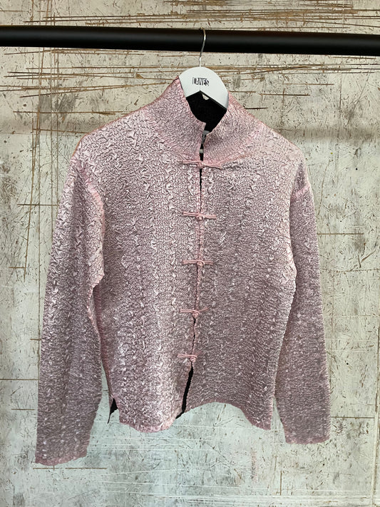 Crinkle Jacket with Embroidery