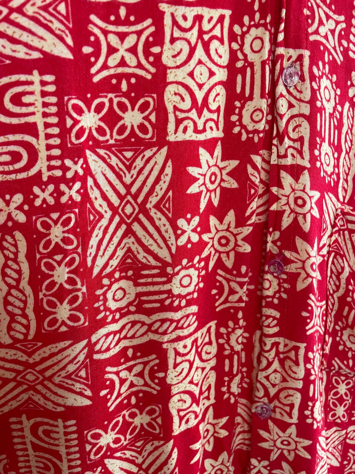 Red Patterned Shirt