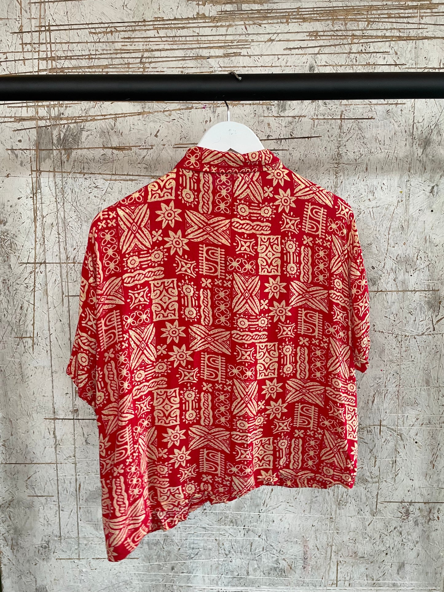 Red Patterned Shirt