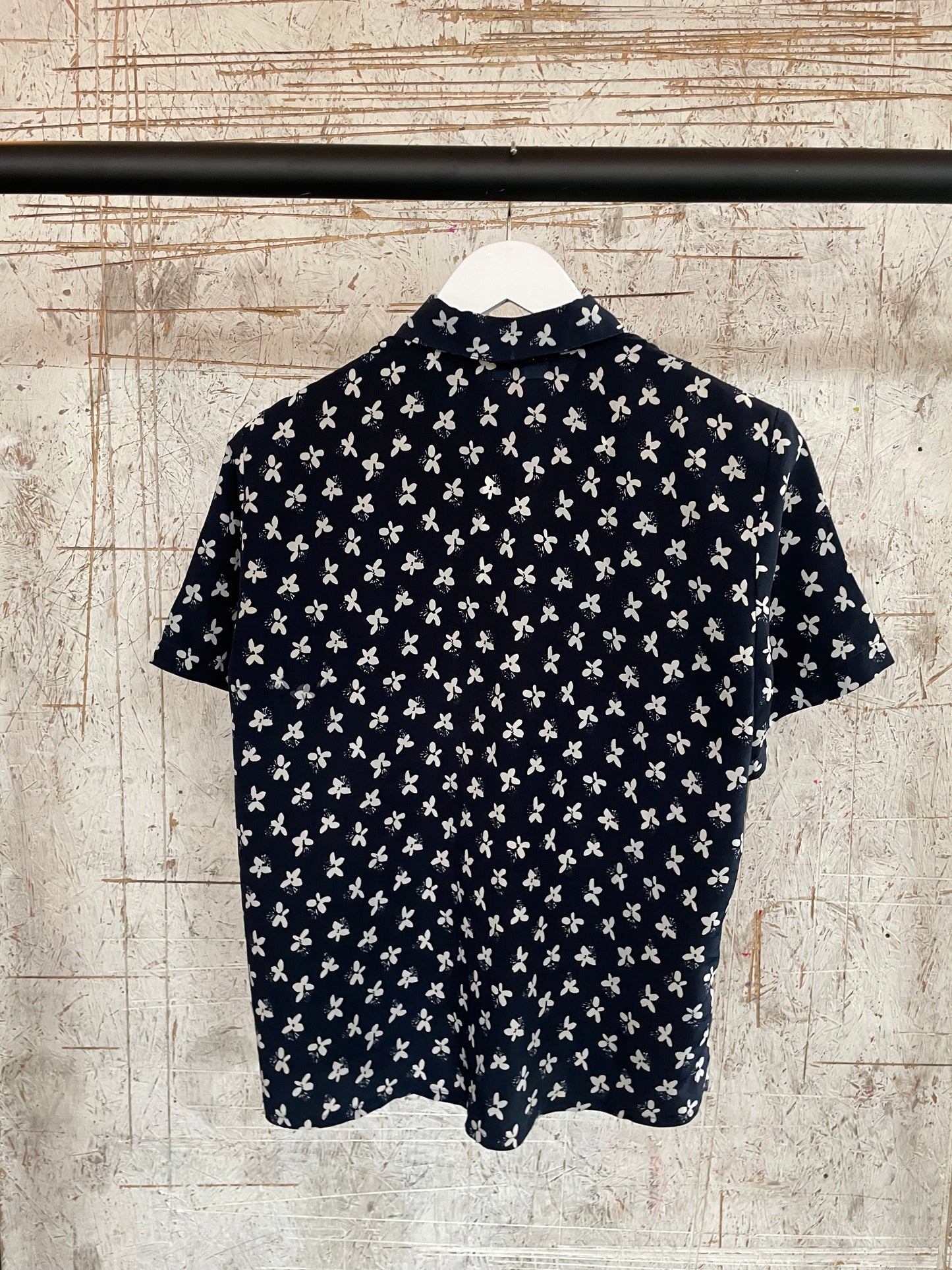 Floral Shirt in Navy