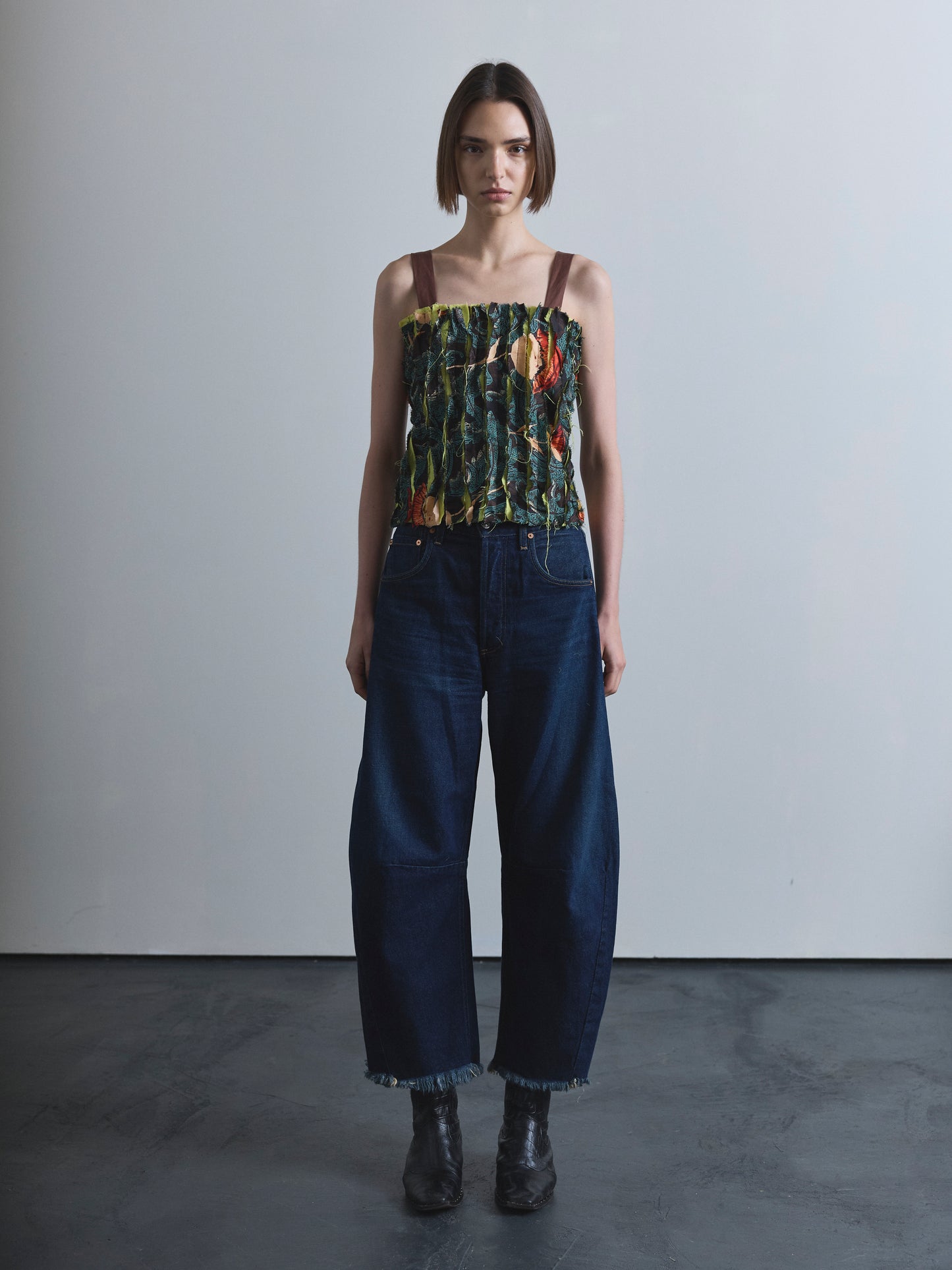 Pleat Fray Top