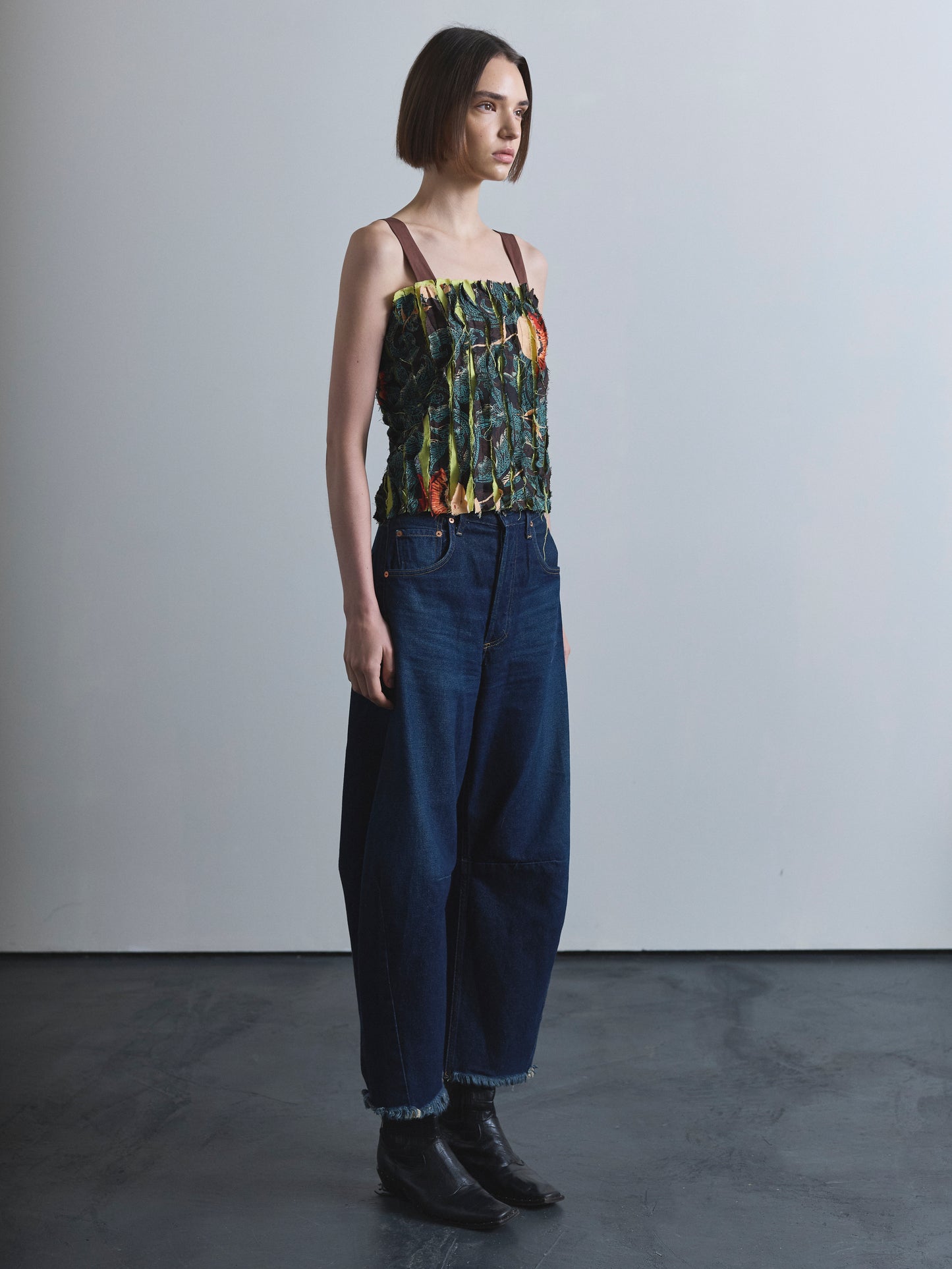 Pleat Fray Top