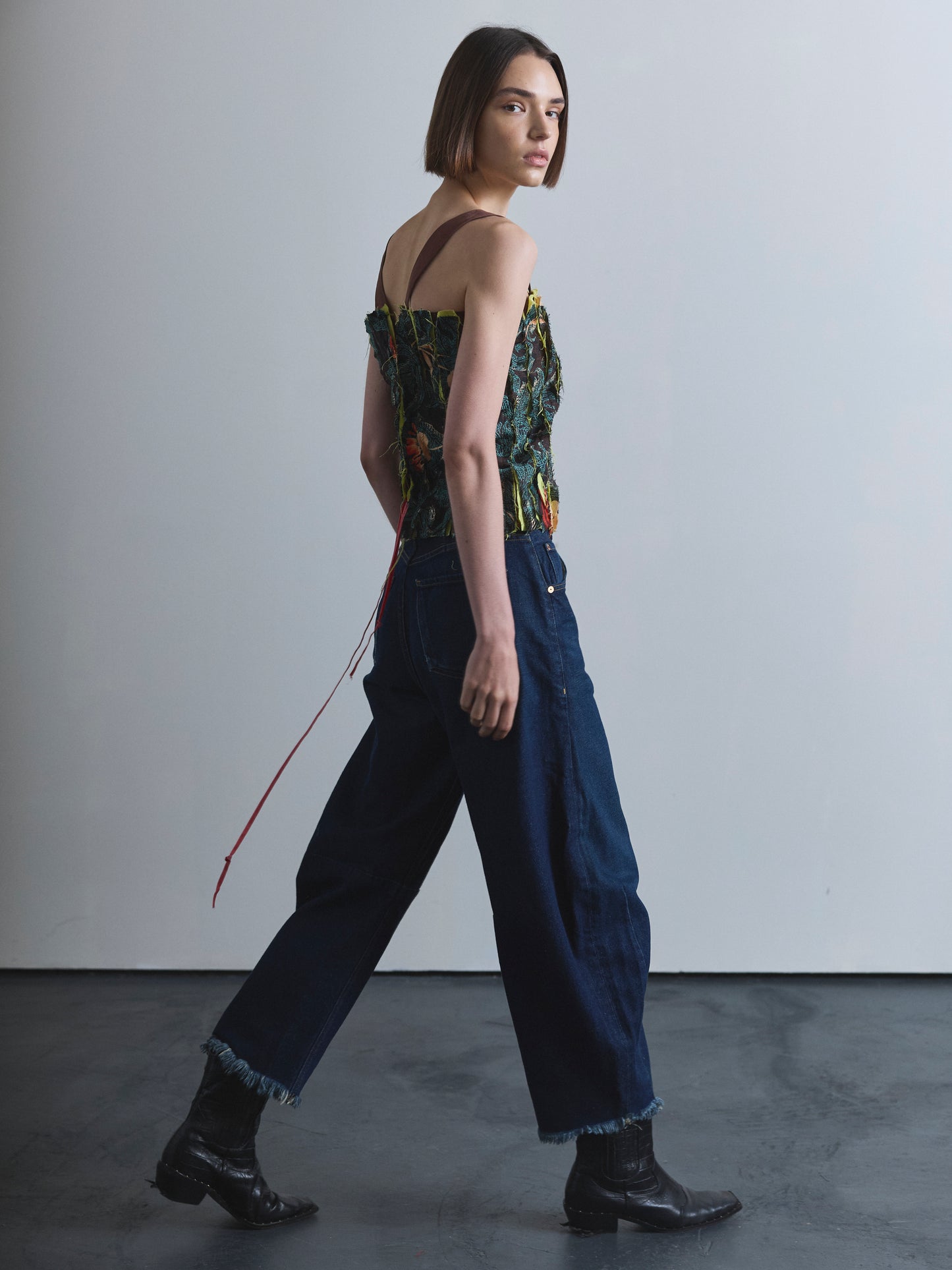 Pleat Fray Top