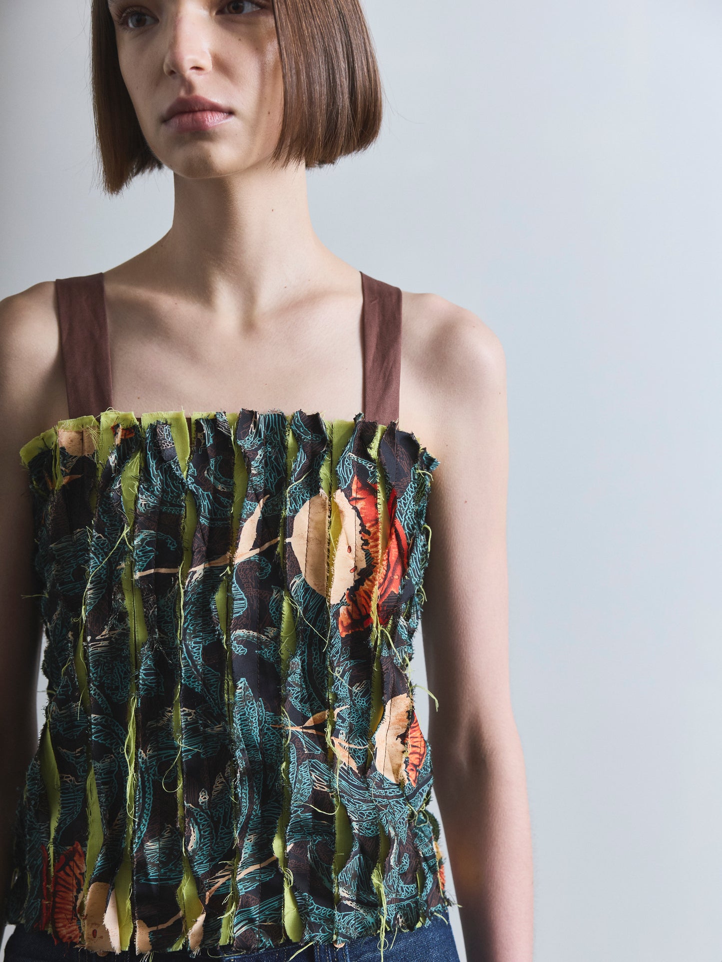 Pleat Fray Top