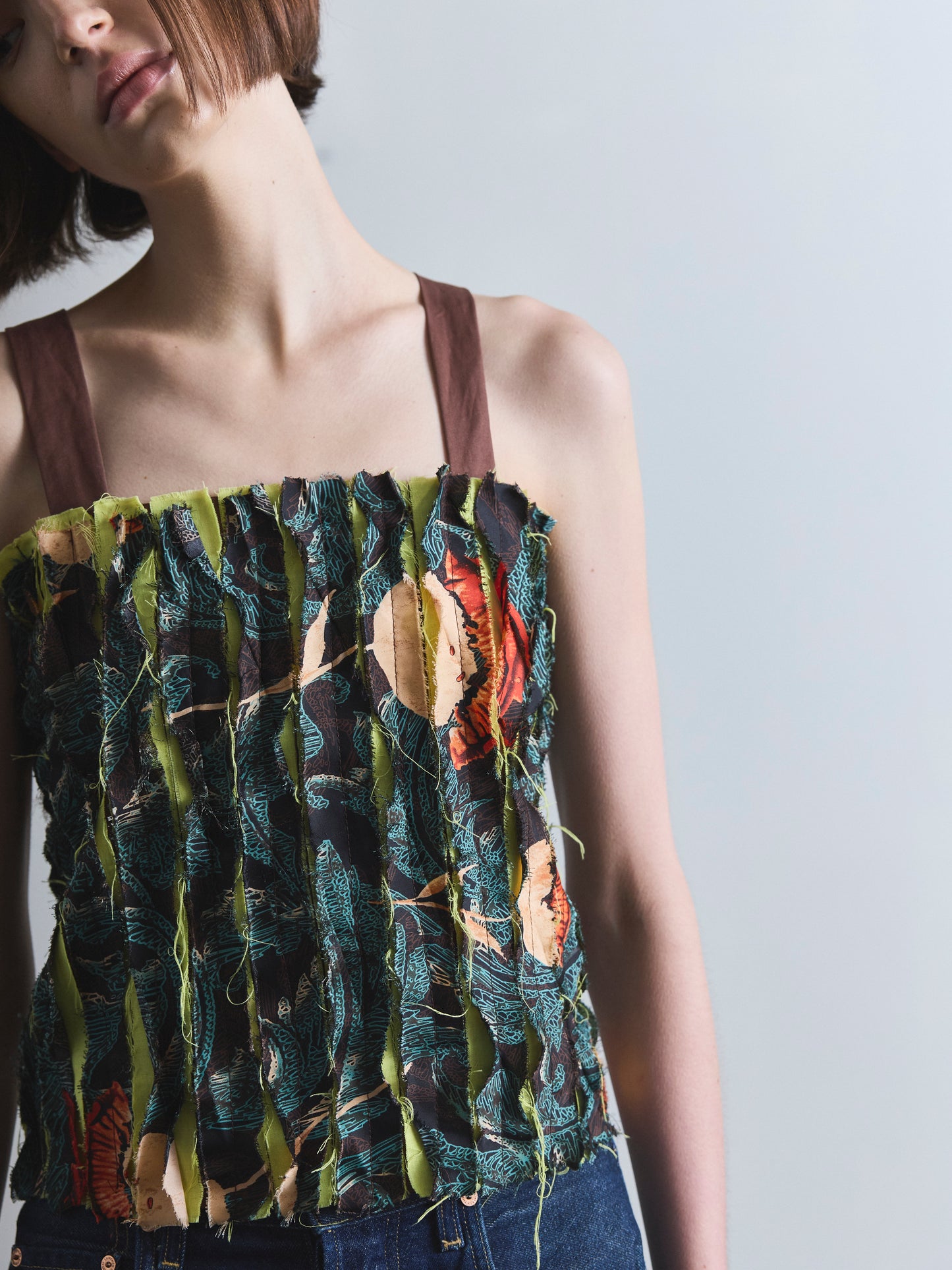 Pleat Fray Top