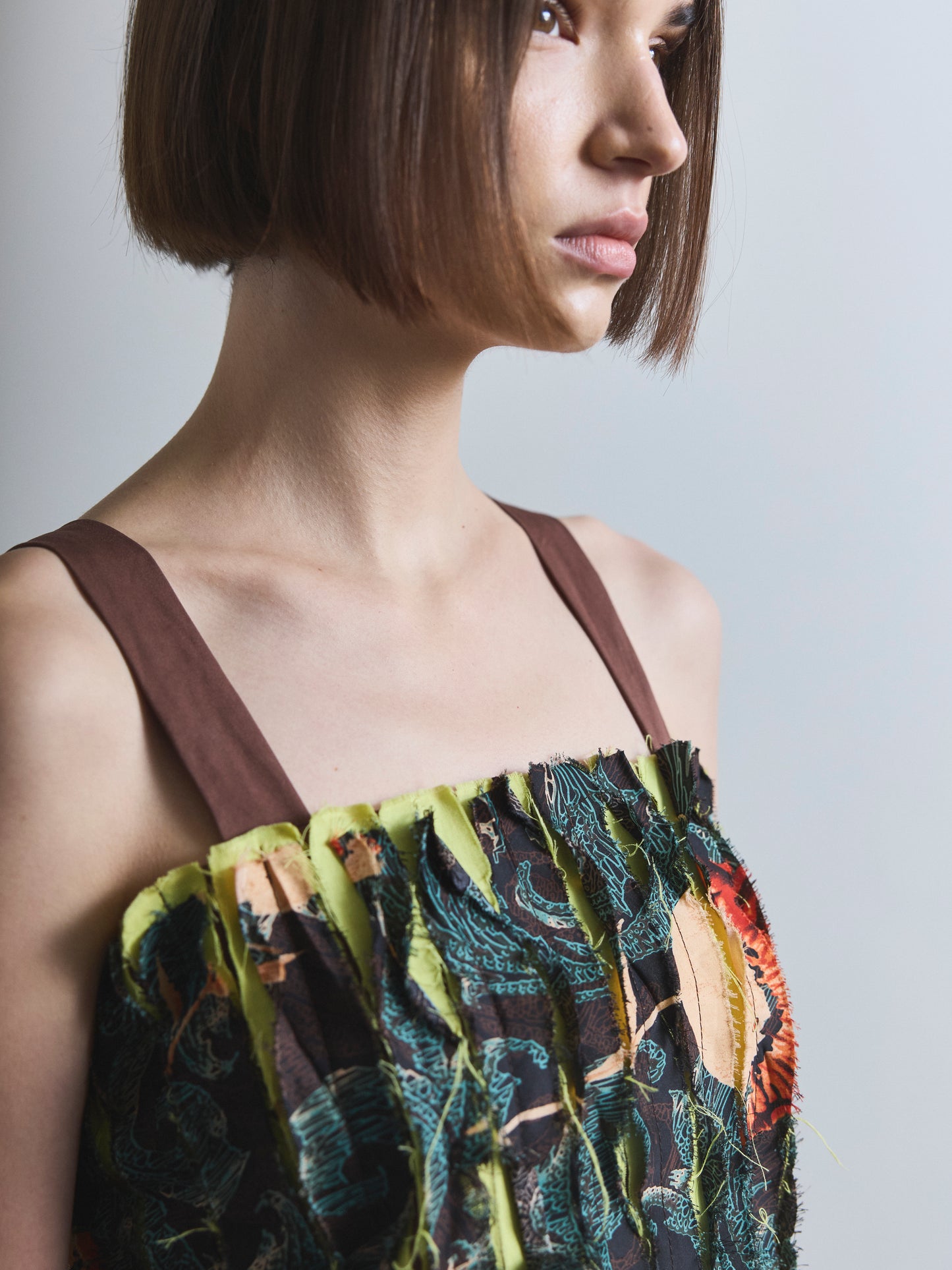 Pleat Fray Top