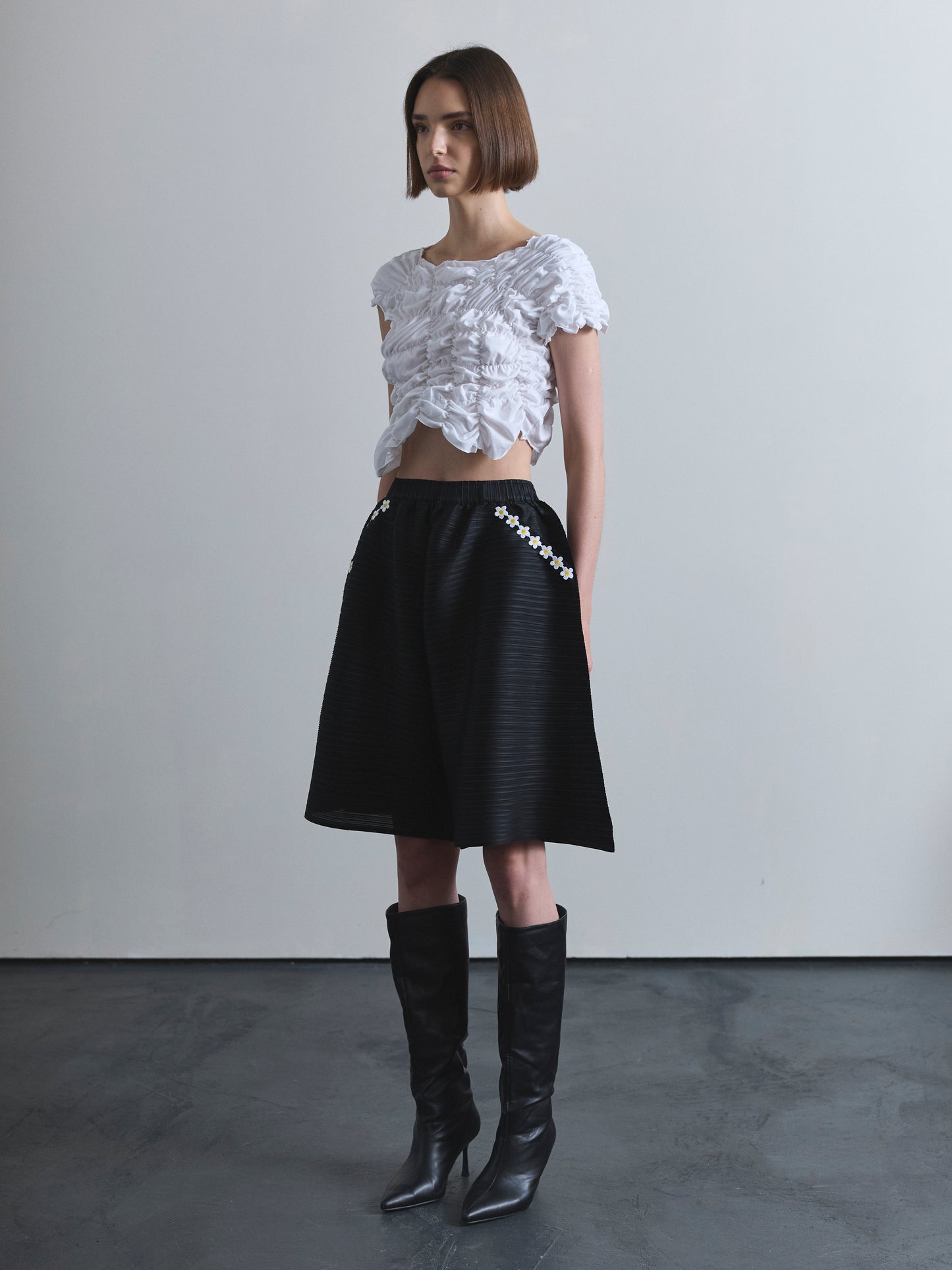 Japanese Pleat Shorts
