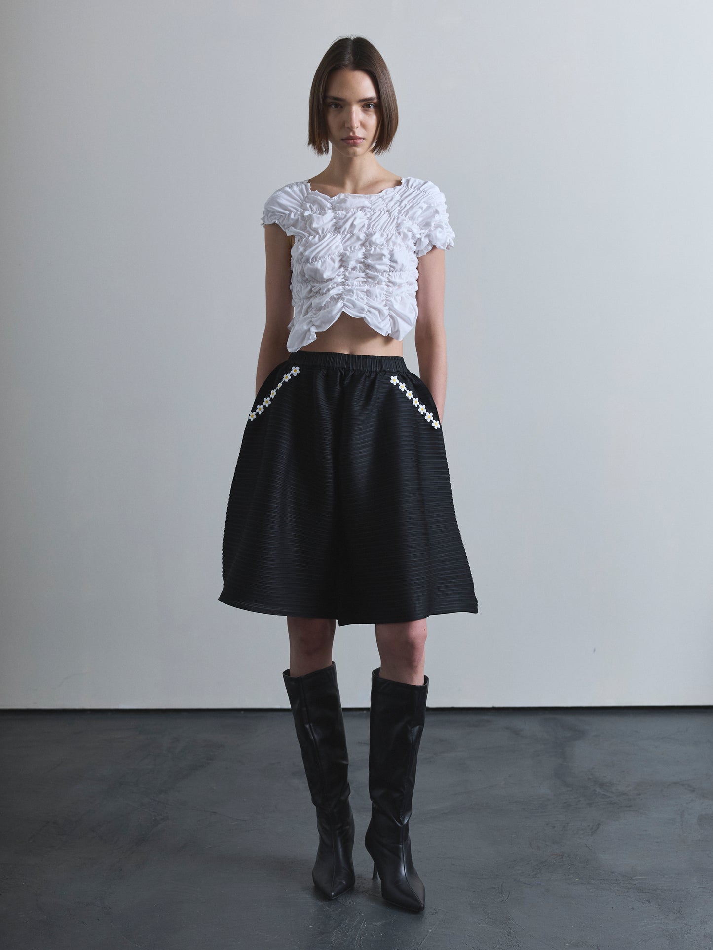 Japanese Pleat Shorts