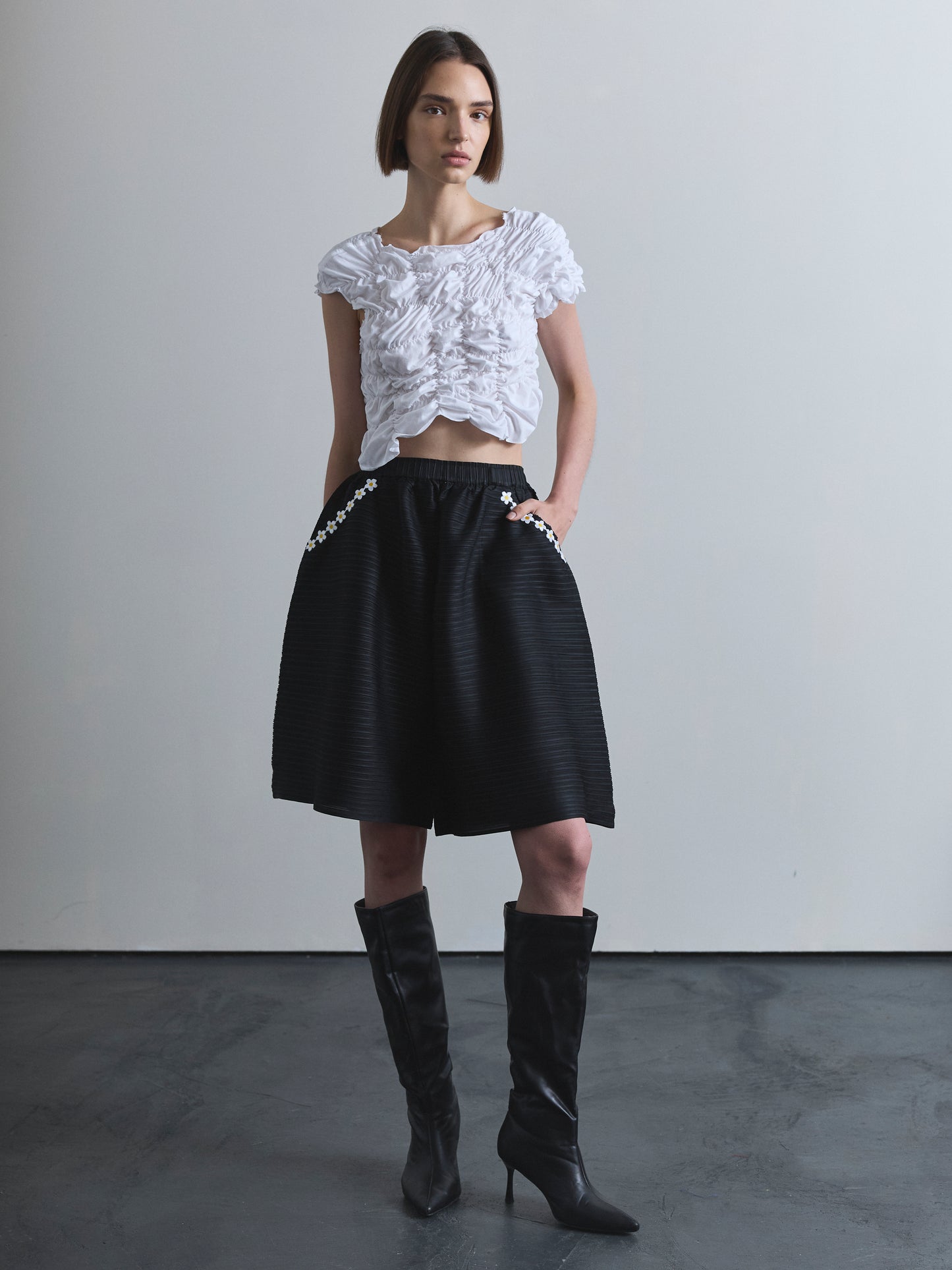 Japanese Pleat Shorts