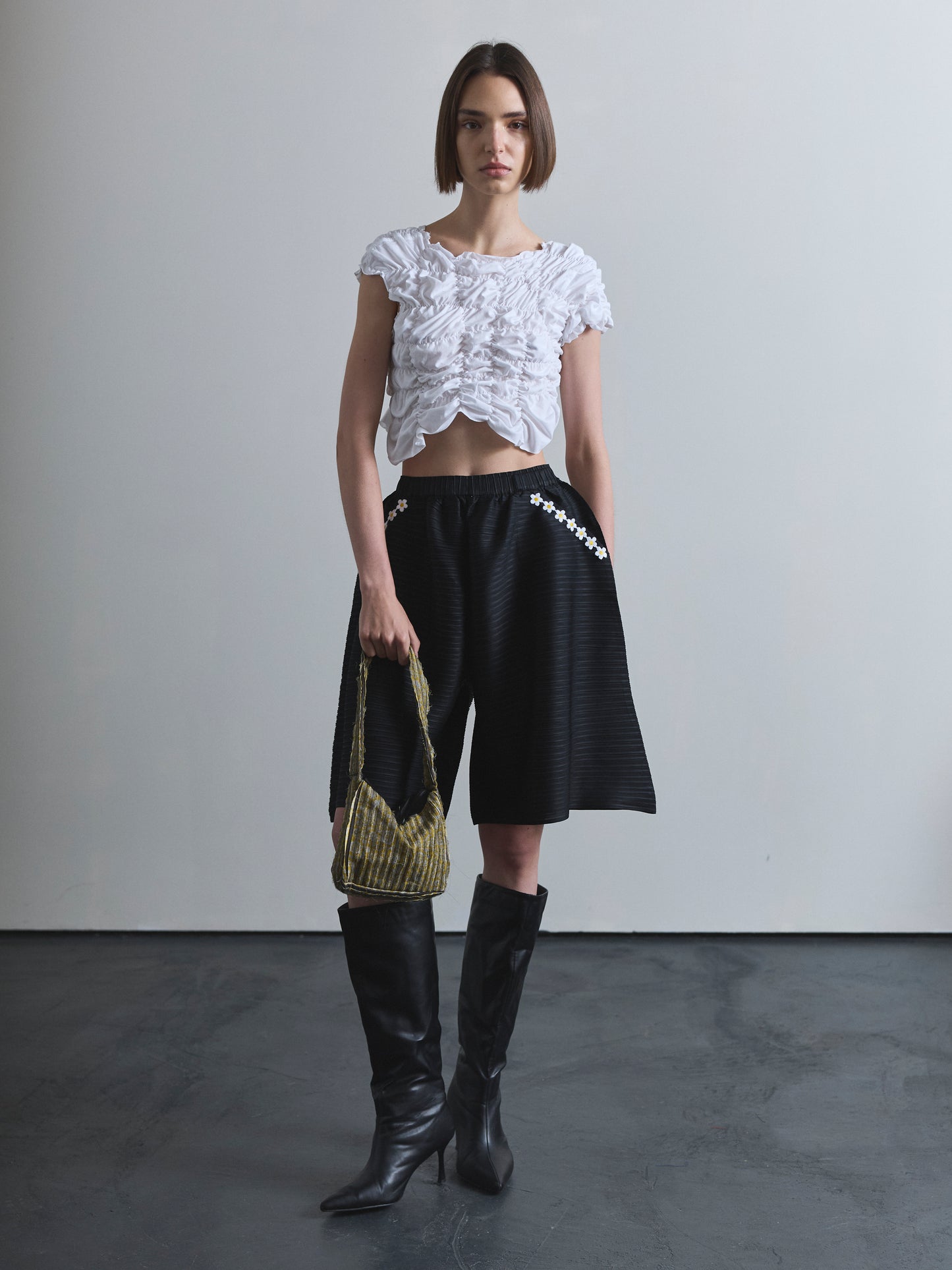 Japanese Pleat Shorts