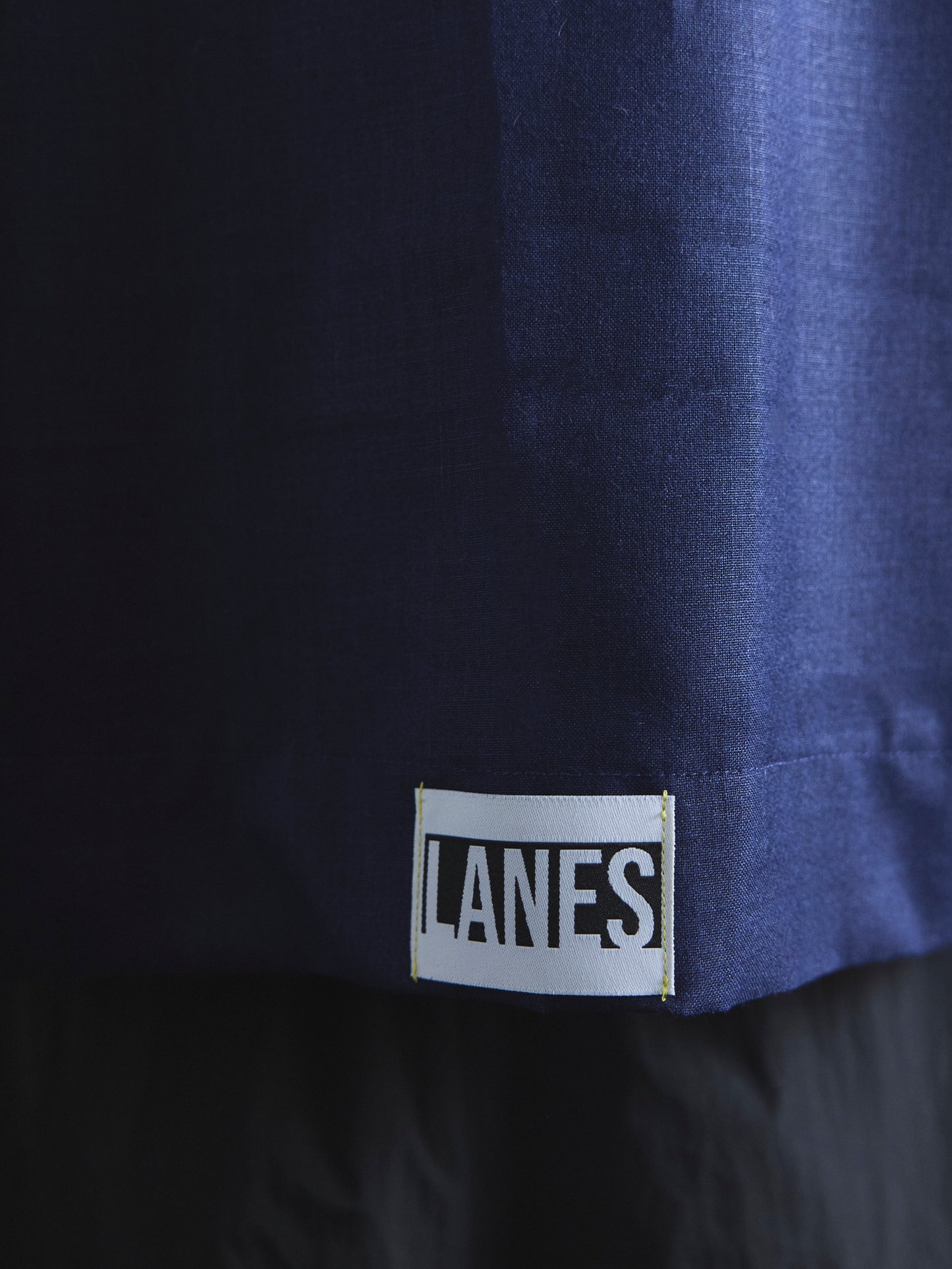 Handmade Navy Shirt with Embroidery