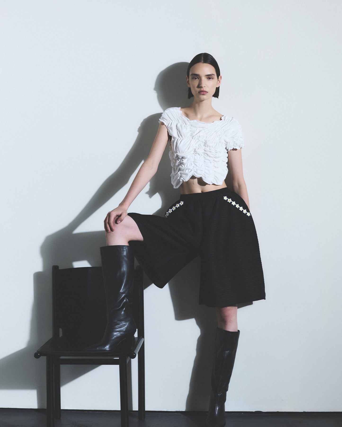Japanese Pleat Shorts