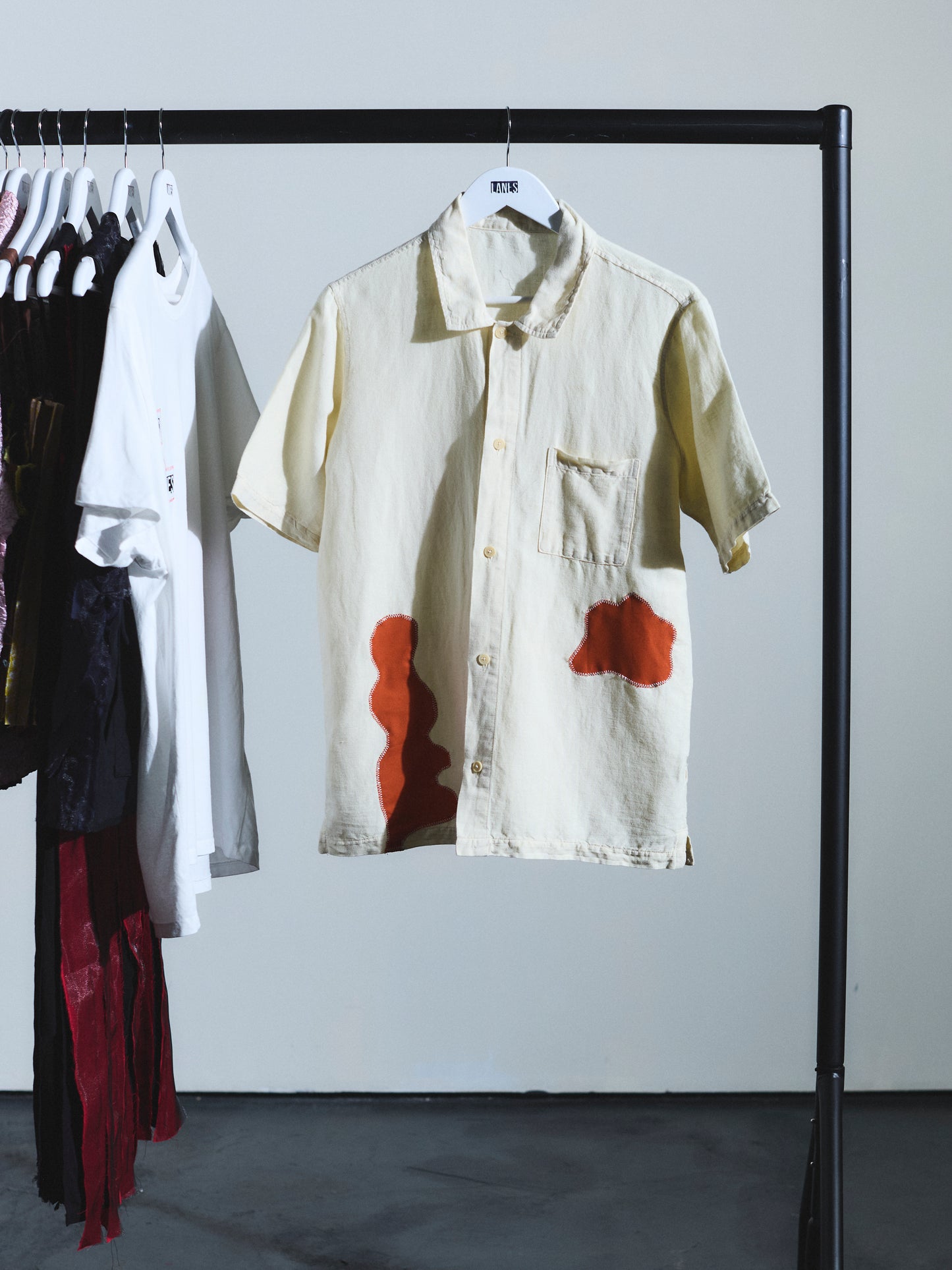 Linen Shirt with Appliqué