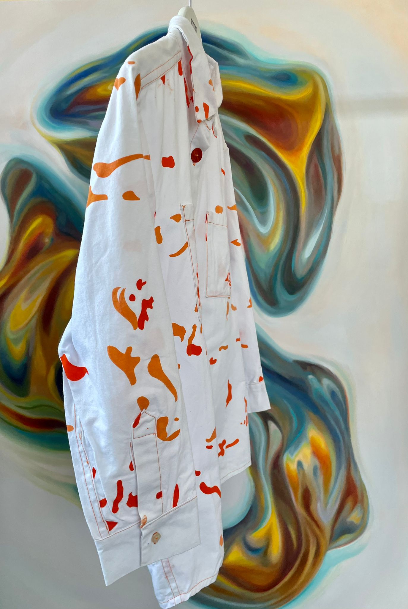 Screen Printed Handmade Fish Shirt