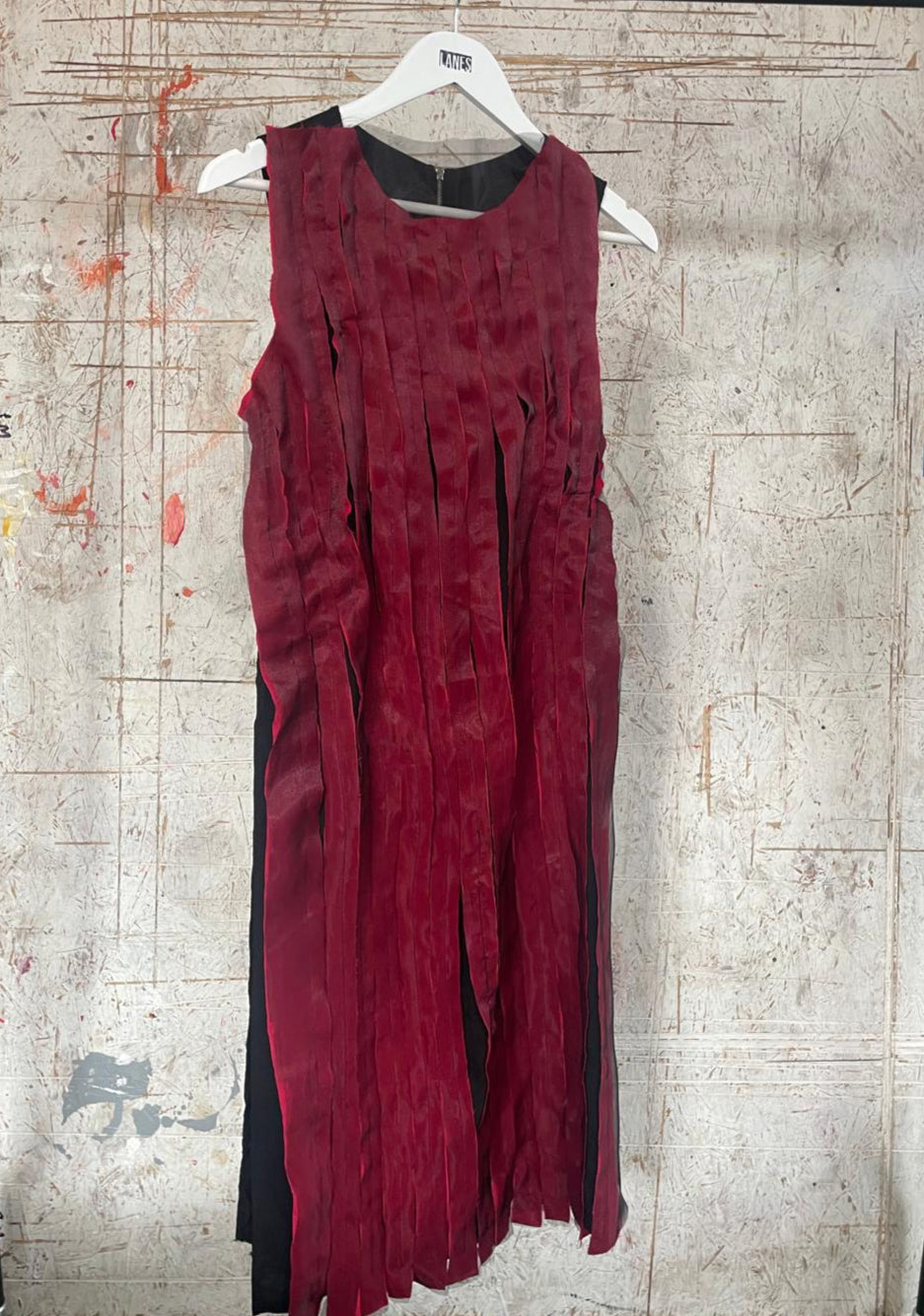 Layer Pleat Dress - Black