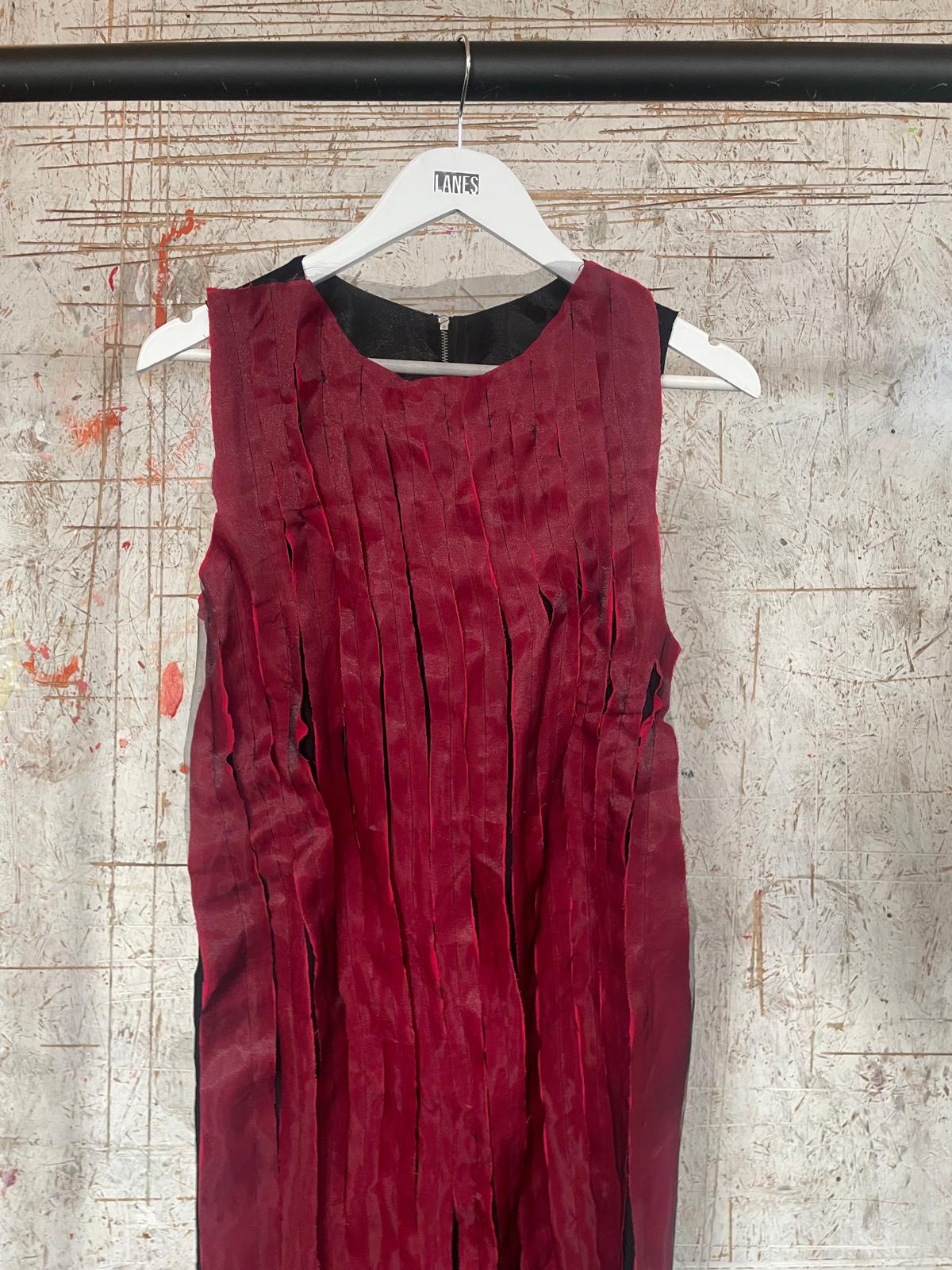 Layer Pleat Dress - Black